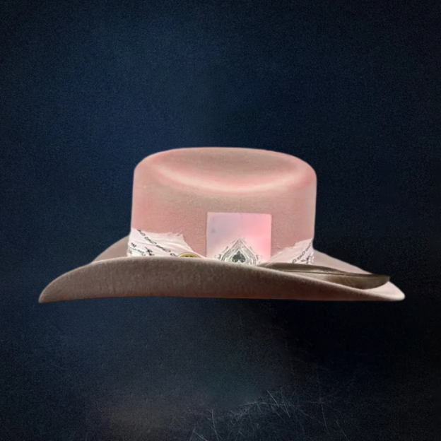 "Pink Ombre Western" Custom Cowboy Hat