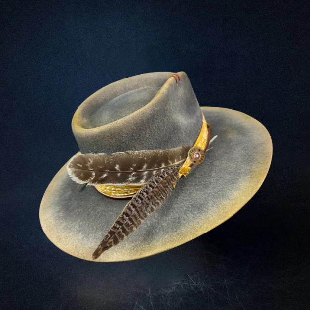 "Road Brave XXIII" Custom Fedora Hat