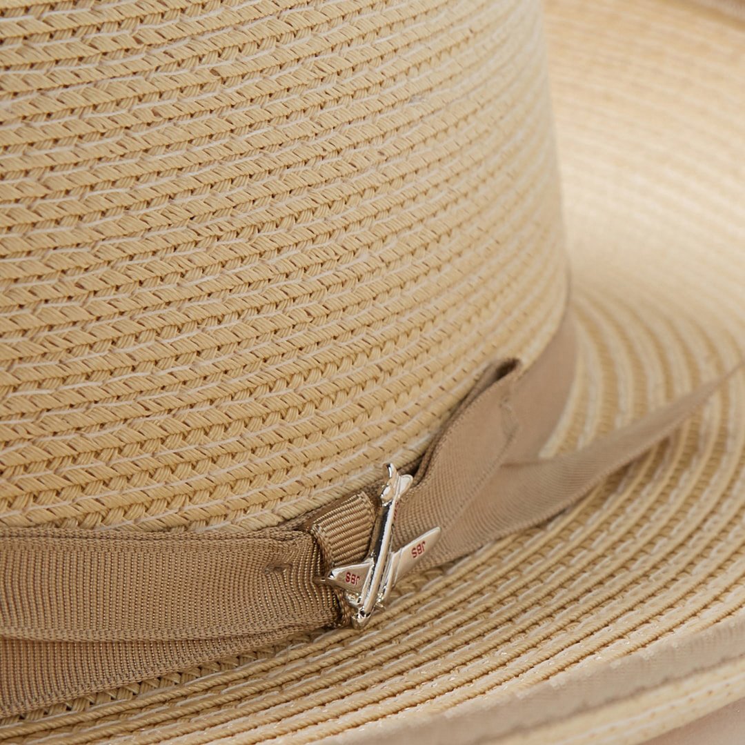Ranch & Row Hemp Fedora -Cognac