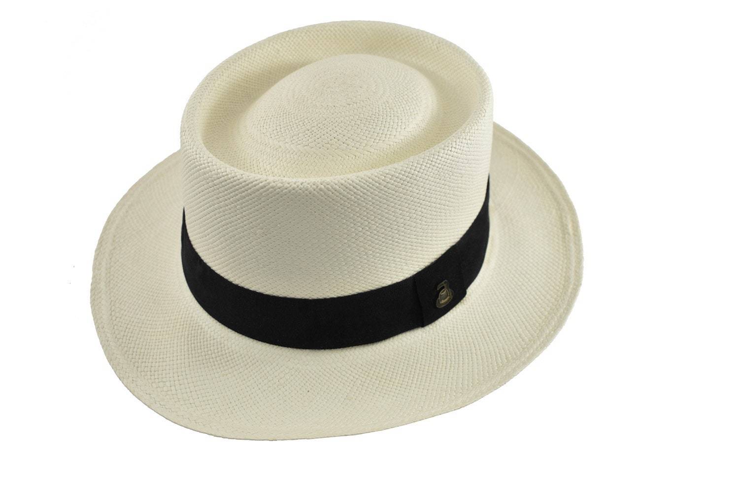 Advanced Original Panama Hat-White Oval Crown-Handwoven in Ecuador