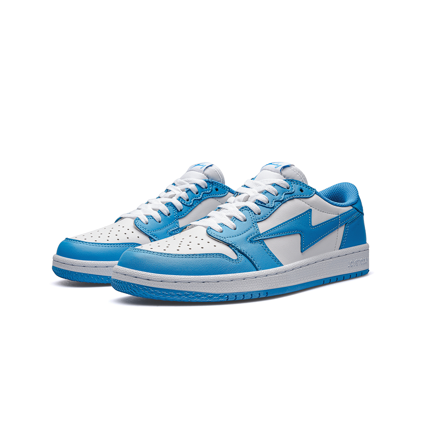 AIR JOYSTODAY Lightning AJ1 North Carolina Blue Low Top Sneakers Men