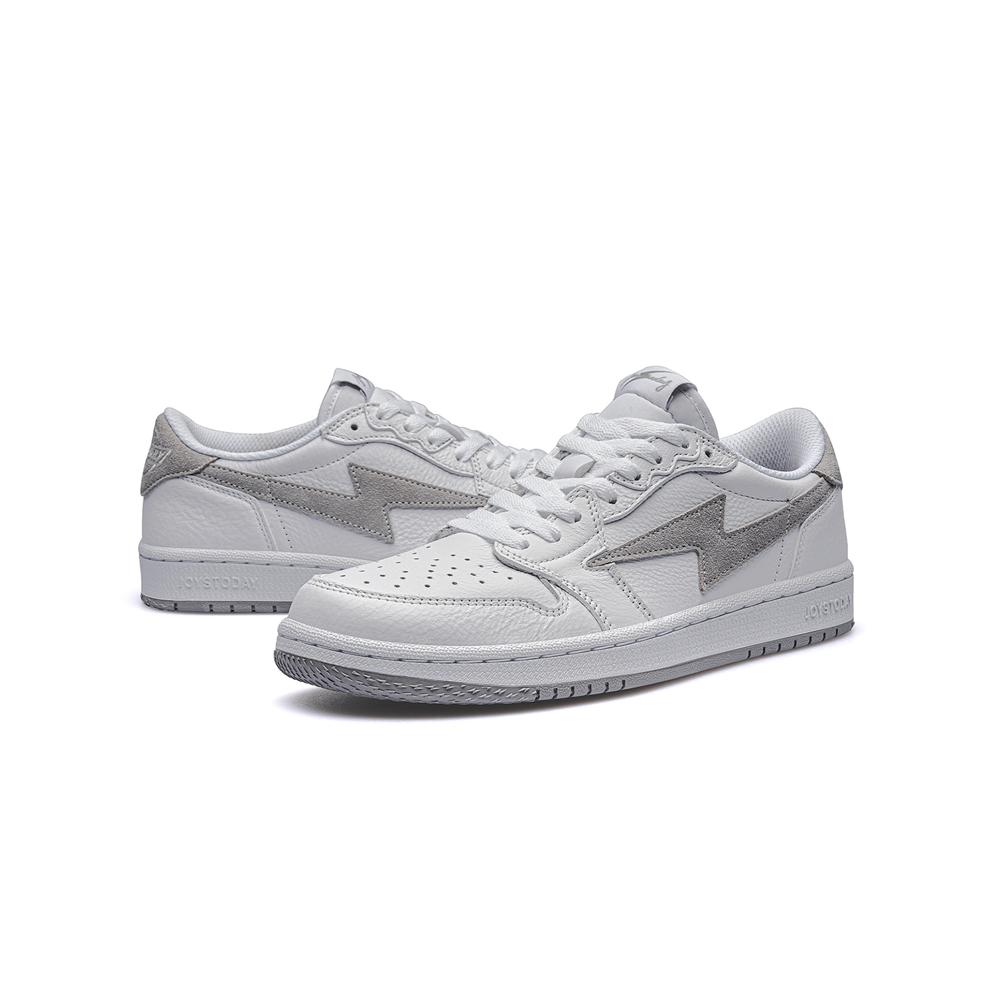 AIR JOYSTODAY Lightning AJ1 Grey Low Top Sneakers Men