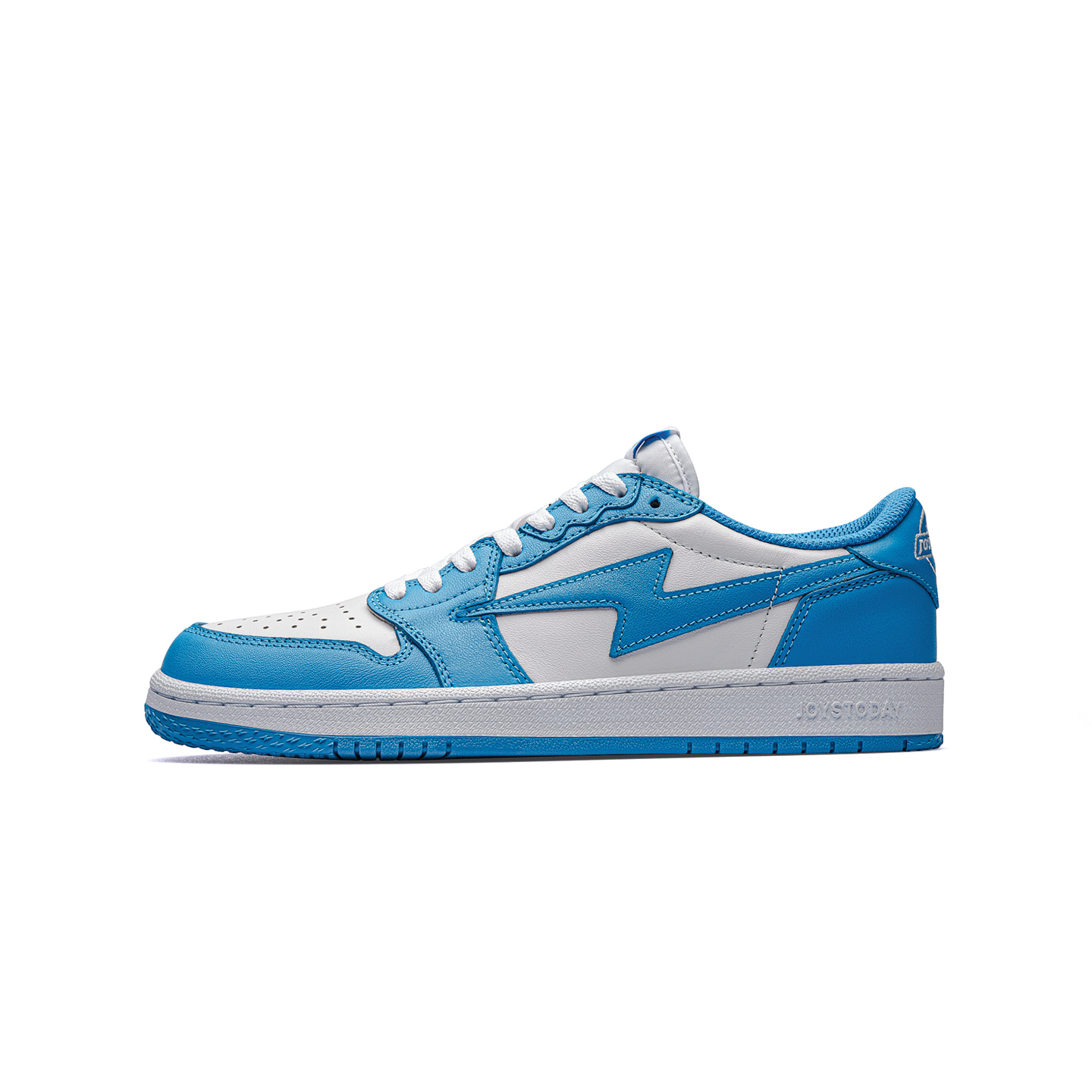 AIR JOYSTODAY Lightning AJ1 North Carolina Blue Low Top Sneakers Men