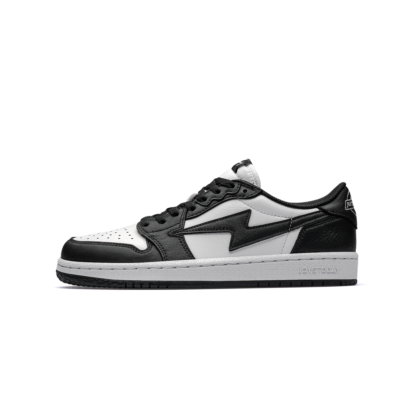 AIR JOYSTODAY AJ1 Panda Low Top Premium Leather Sneakers Men