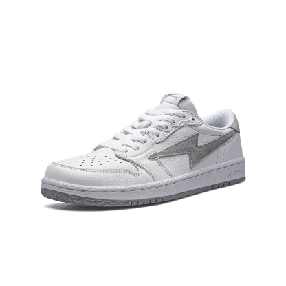 AIR JOYSTODAY Lightning AJ1 Grey Low Top Sneakers Men