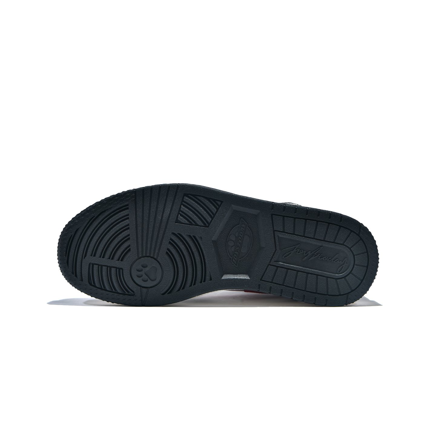 AIR JOYSTODAY Retro High Top Red/White/Black Sneakers Patent Leather Women