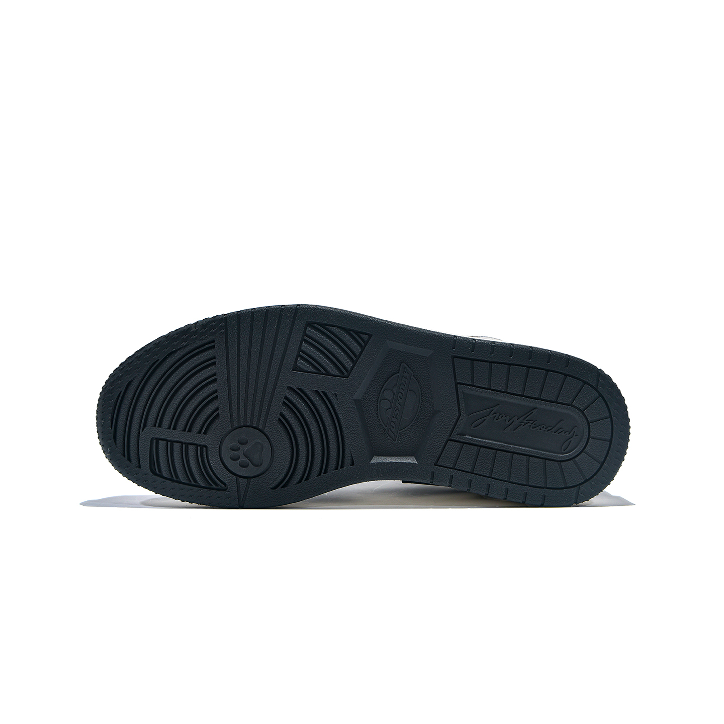 AIR JOYSTODAY Retro High White/Black/Brown Sneakers Patent Leather Women