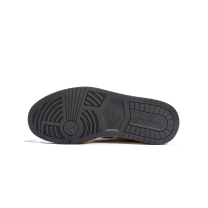 AIR JOYSTODAY Retro Low Top White/Beige/Brown Smooth Leather Sneakers Women