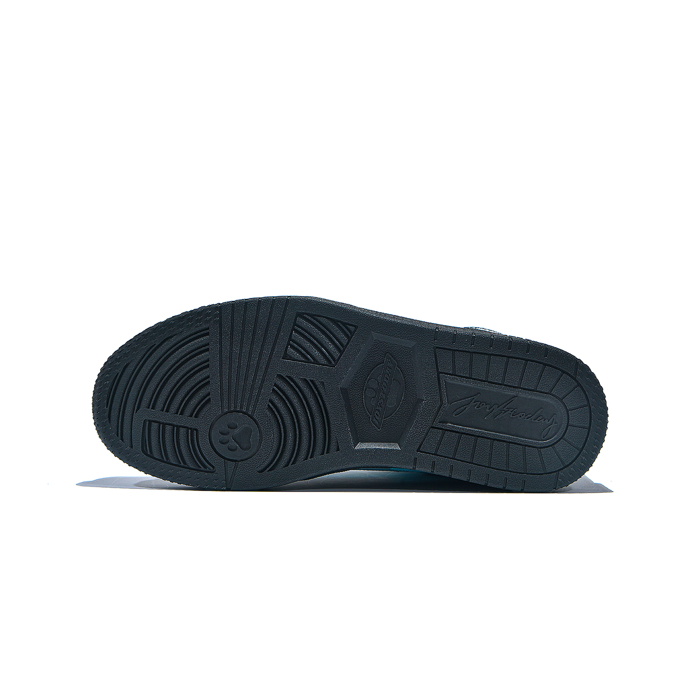 AIR JOYSTODAY Retro High Top Black/Tiffany Blue Sneakers Patent Leather Men