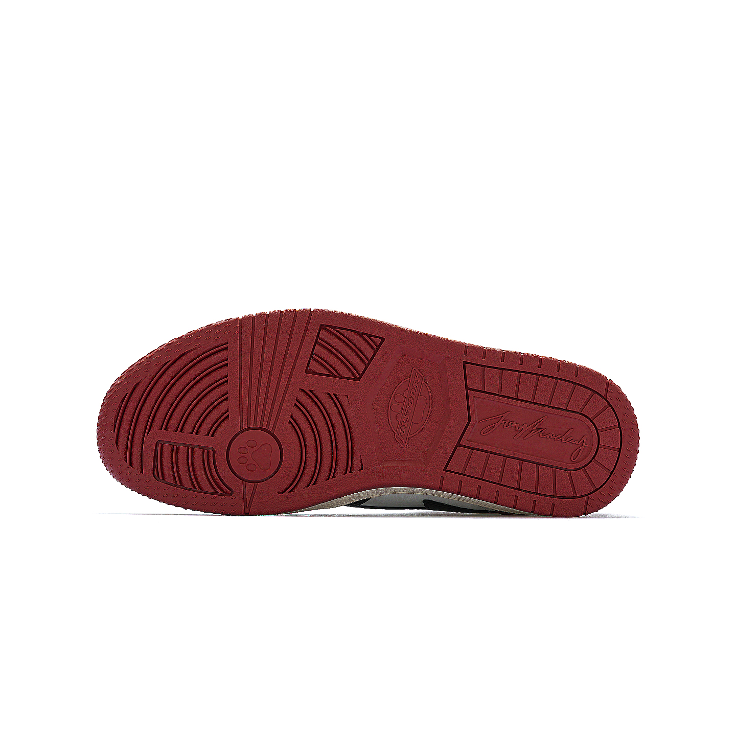 AIR JOYSTODAY Lightning AJ1 Black Red Toe High Top Sneakers Men