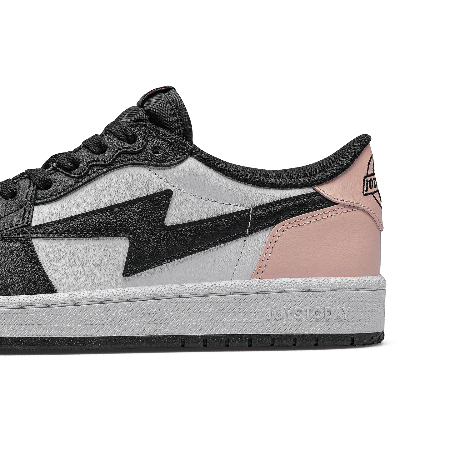 AIR JOYSTODAY Lightning AJ1 Coral Pink Low Top Sneakers Men