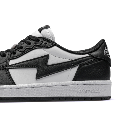 AIR JOYSTODAY AJ1 Panda Low Top Premium Leather Sneakers Men