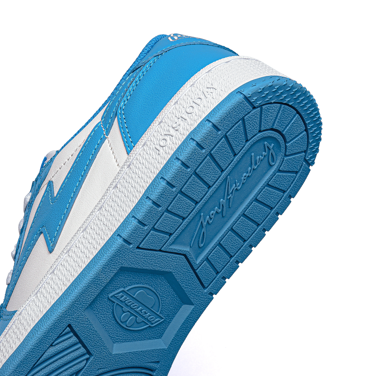 AIR JOYSTODAY Lightning AJ1 North Carolina Blue Low Top Sneakers Men