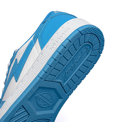 AIR JOYSTODAY Lightning AJ1 North Carolina Blue Low Top Sneakers Men
