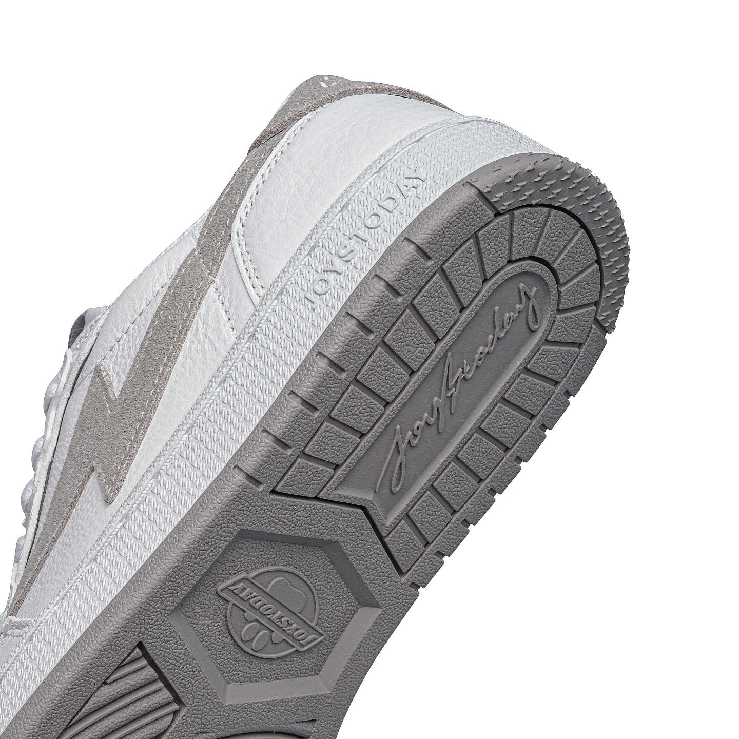 AIR JOYSTODAY Lightning AJ1 Grey Low Top Sneakers Men