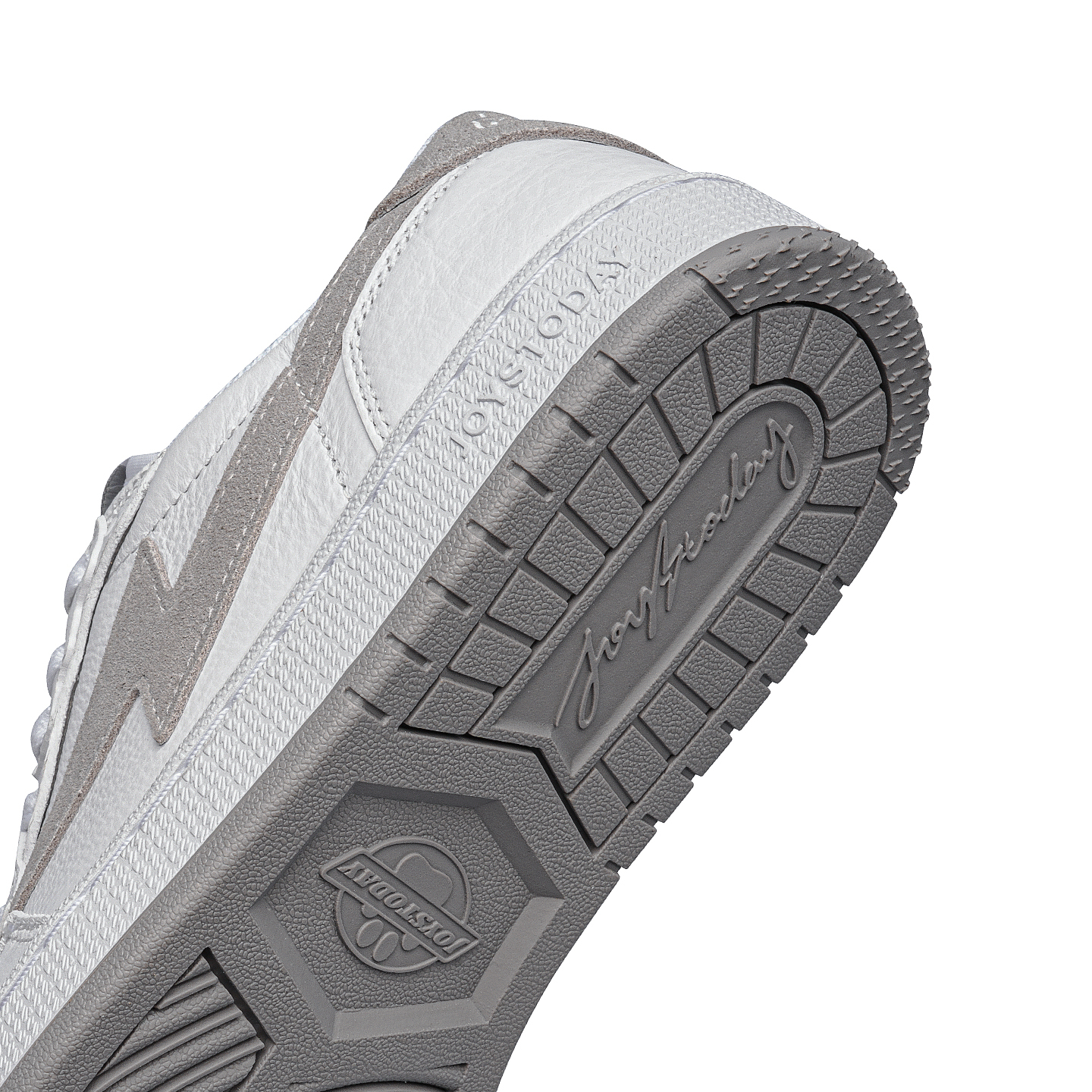 AIR JOYSTODAY Lightning AJ1 Grey Low Top Sneakers Men