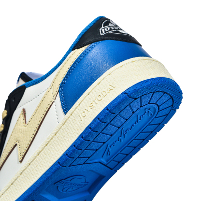 AIR JOYSTODAY Retro Low Top White/Black/Blue/Beige Smooth Leather Sneakers Women