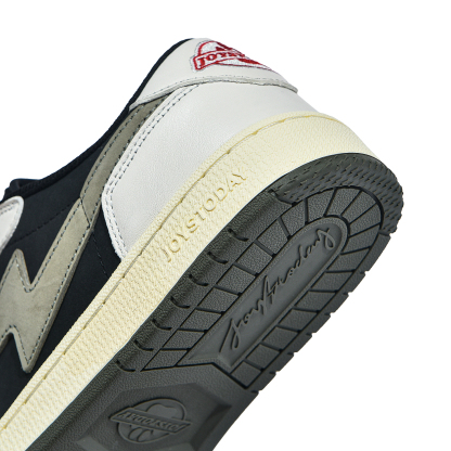 AIR JOYSTODAY Retro Low Top Off White/Olive Green/Black Smooth Leather Sneakers Women