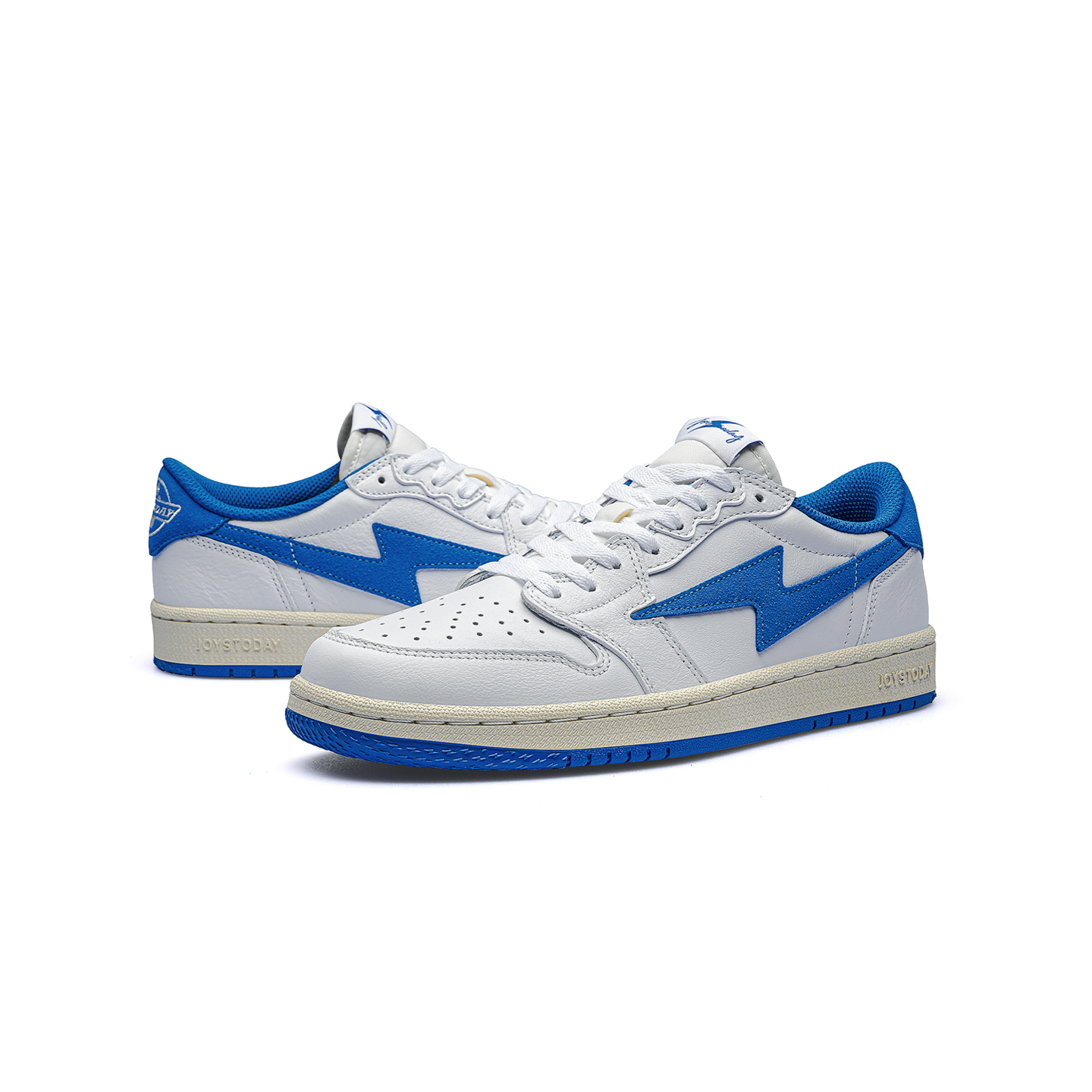 AIR JOYSTODAY AJ1 blue Lightning Low Top Sneakers Men