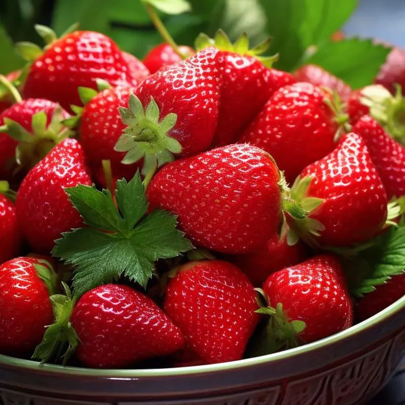Graines de fraises à la crème super sucrées et juteuses