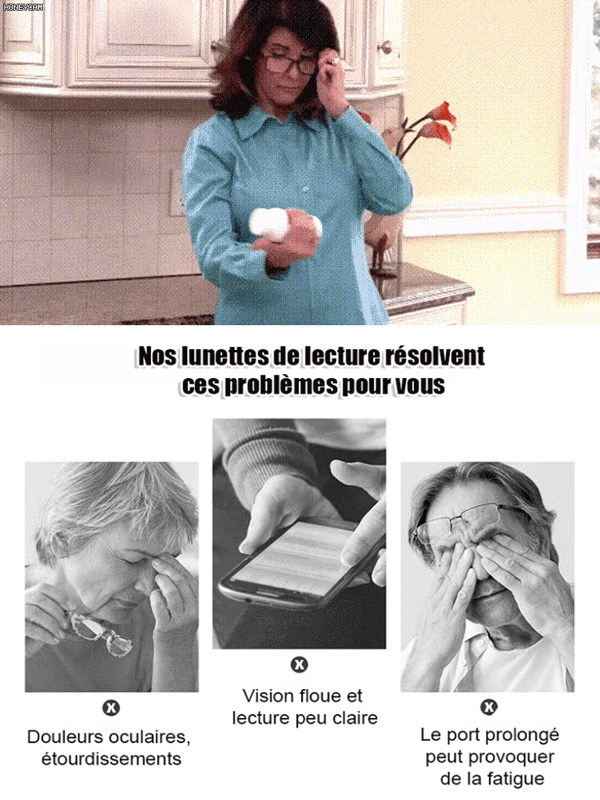 JC lunettes de lecture haute définition.