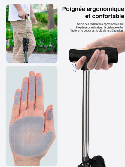 Chaise canne pliante [capacité de poids de 500KG]