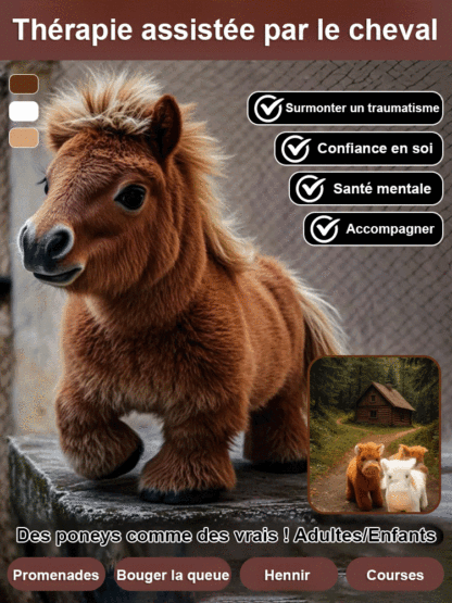 Robot pony peluche