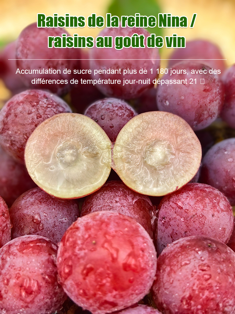 Raisins Queen Nina à l'arôme naturel du vin