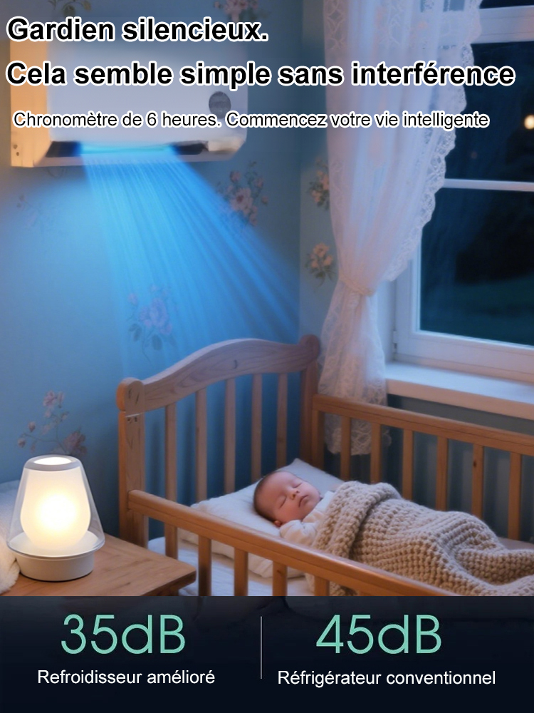 Refroidit 16 degrés en 1 seconde, seulement 0,1€ de frais d'électricité pour 1 jour 