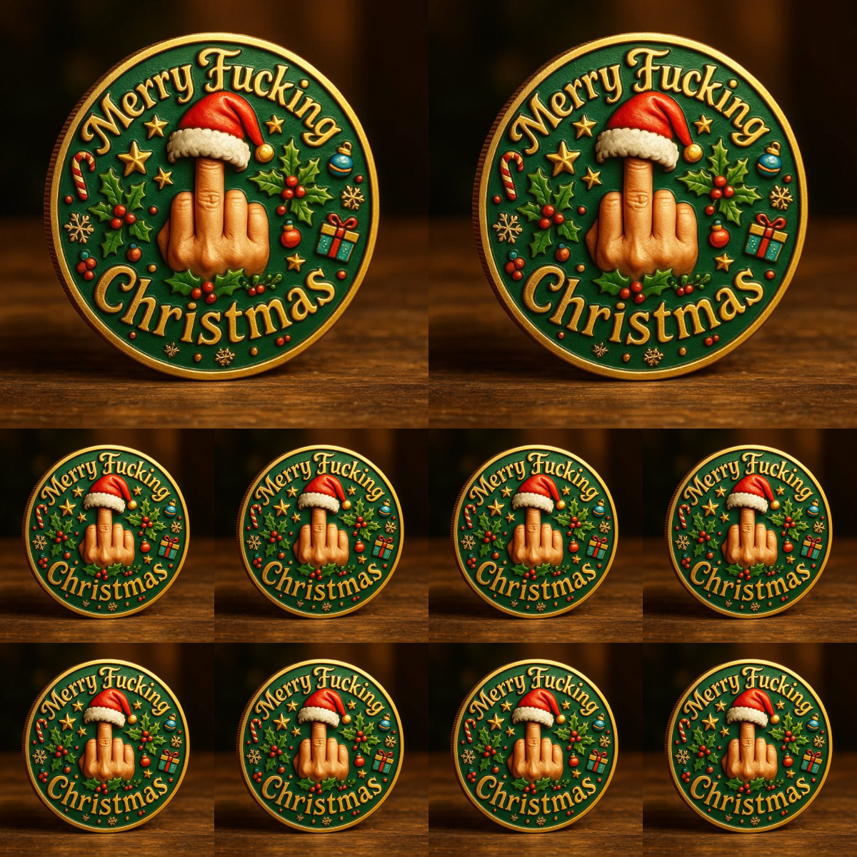 🏆Flash Sale 60% OFF - 🎄✨ Merry Fucking Christmas Coin