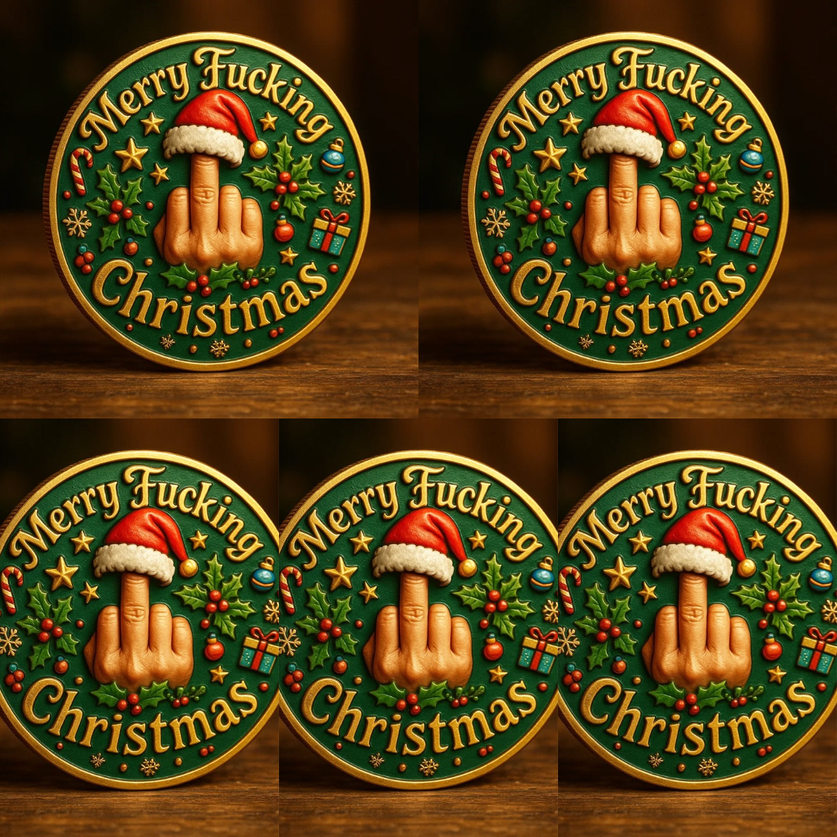 🏆Flash Sale 60% OFF - 🎄✨ Merry Fucking Christmas Coin