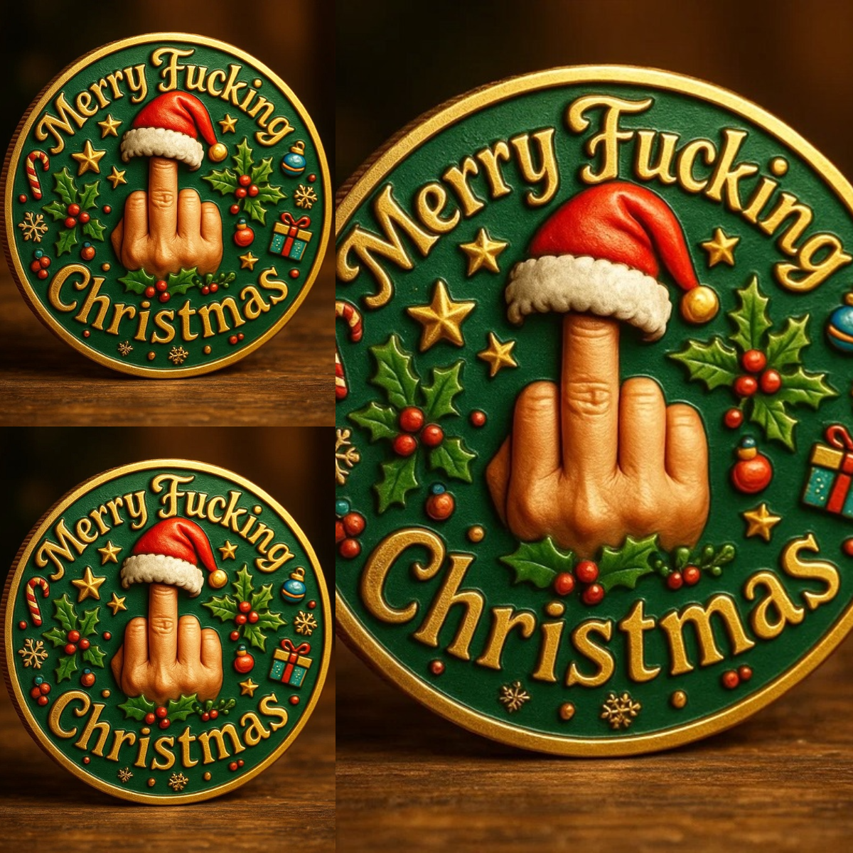 🏆Flash Sale 60% OFF - 🎄✨ Merry Fucking Christmas Coin