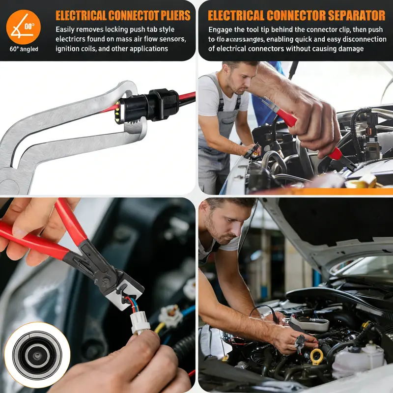 🔥🔥Last Day 49% OFF🔧Automotive Electrical Disconnect Pliers Kit