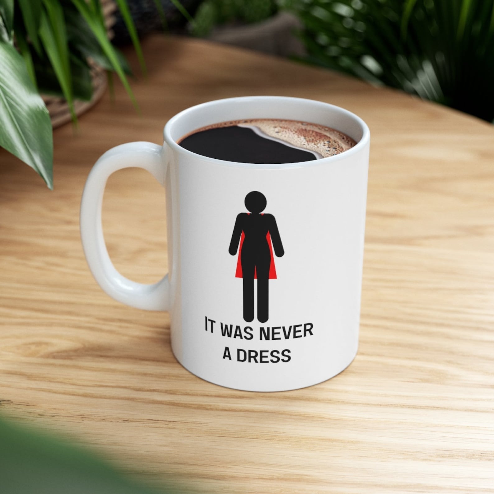 2025 Hot Sale 49% OFF🔥"It Was Never A Dress" Motivational Morphing Mug