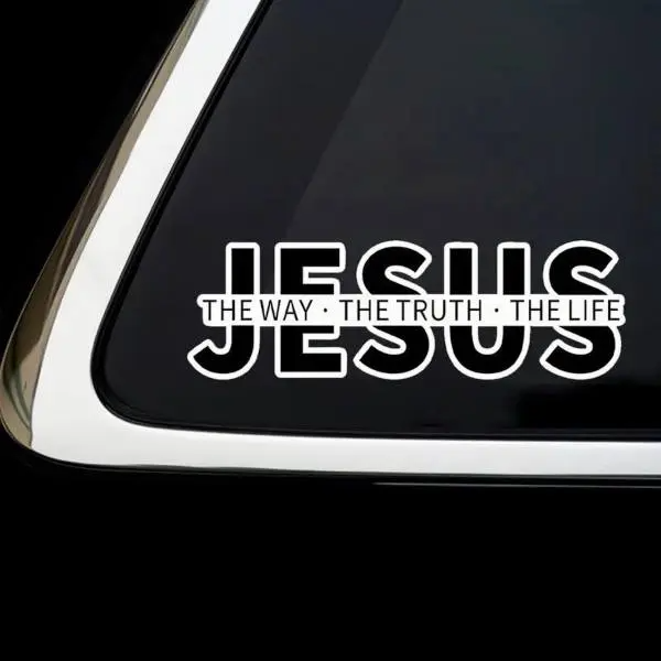 This Week 49% OFF✝Jesus The Way The Truth The Life Christian Decal Car Stickers🎁BUY MORE SAVE MORE