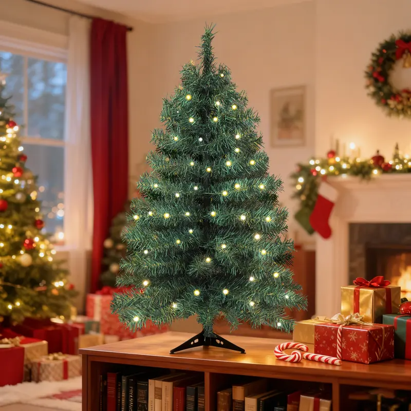 💖Christmas Hot Sale 49% OFF🎄3FT Pre-Lit Artificial Christmas Tree🎁BUY 2 Free Shipping