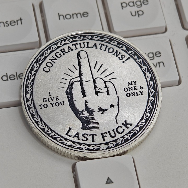 LAST DAY 50% OFF🔥"Last Fuck" Coin🎁BUY MORE FREE MORE