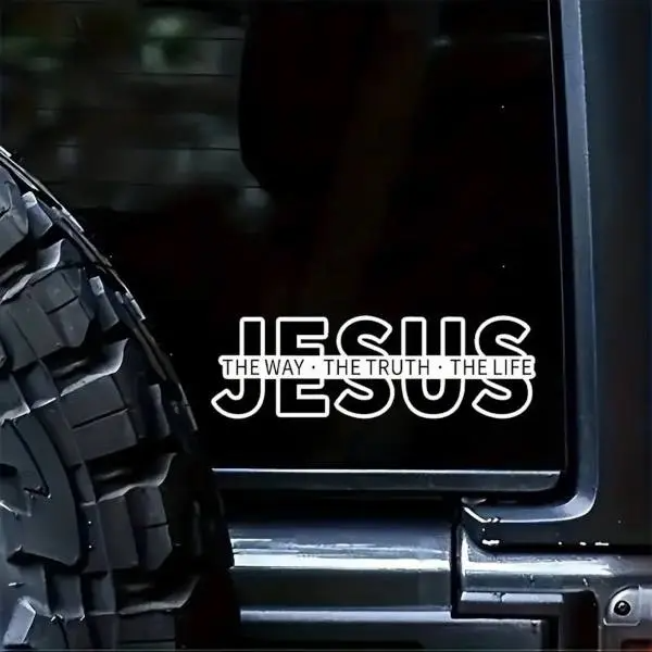 This Week 49% OFF✝Jesus The Way The Truth The Life Christian Decal Car Stickers🎁BUY MORE SAVE MORE