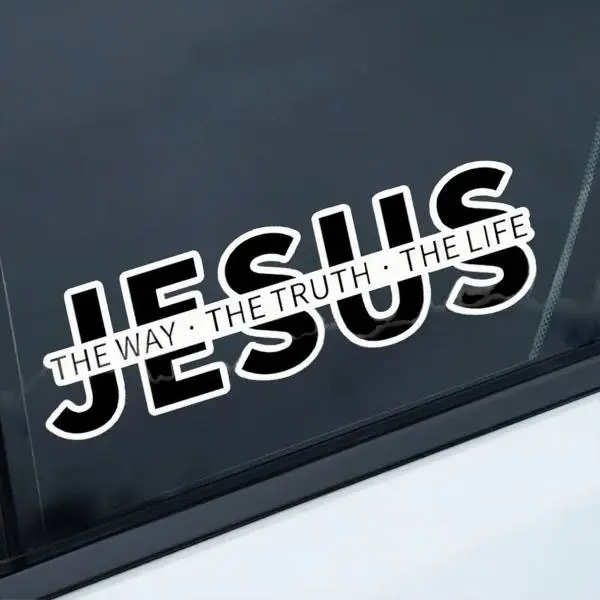 This Week 49% OFF✝Jesus The Way The Truth The Life Christian Decal Car Stickers🎁BUY MORE SAVE MORE