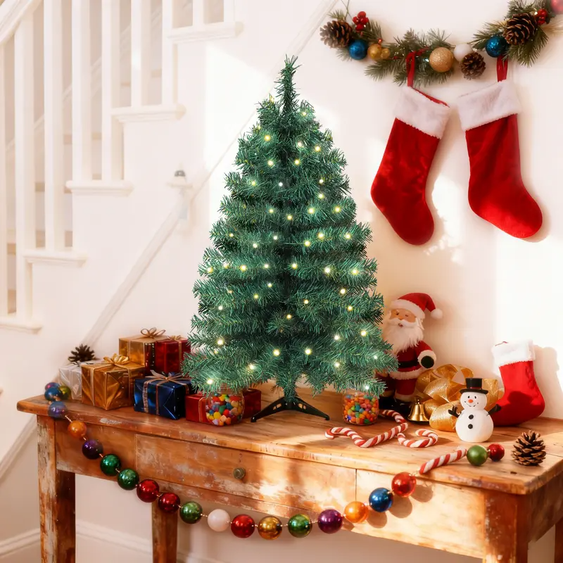 💖Christmas Hot Sale 49% OFF🎄3FT Pre-Lit Artificial Christmas Tree🎁BUY 2 Free Shipping
