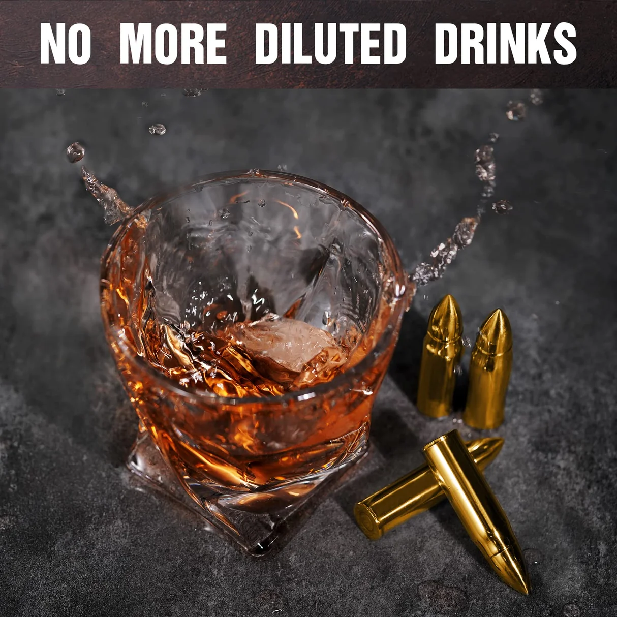 🎄Christmas Sale 49% OFF🔥Bullet Whiskey Stone Gift Set