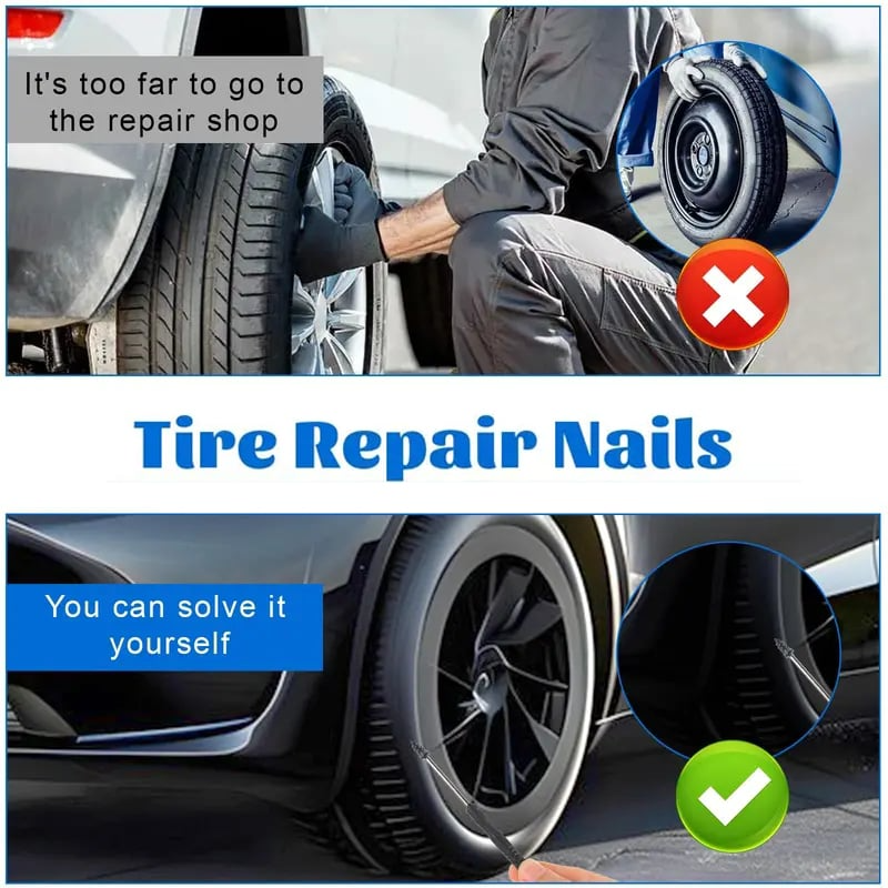 Last Day Clearance Sale 49%🔥Tire Repair Rubber Nail🚚BUY MORE SAVE MORE