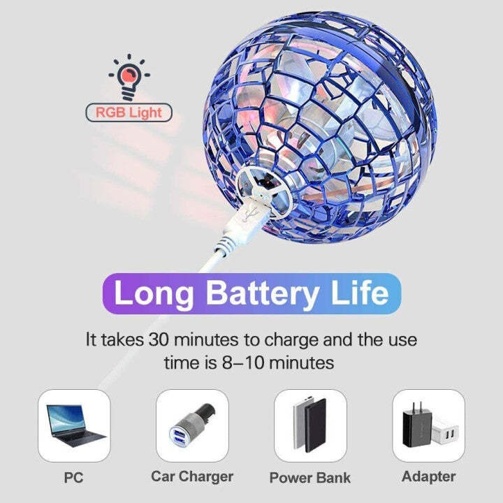 🔥2024 Hot Sales-49% OFF 🛸Flying Orb Pro Spinner Mini Drone🎁Boomerang