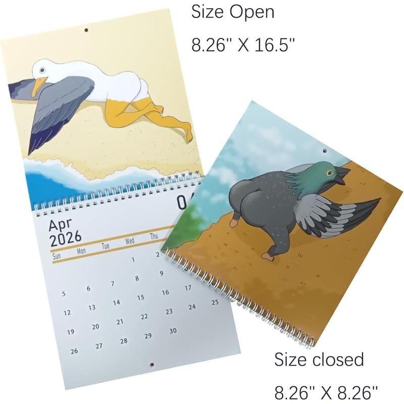 Hot Sale 49% OFF🔥2026 Various Actions Bird Calendar