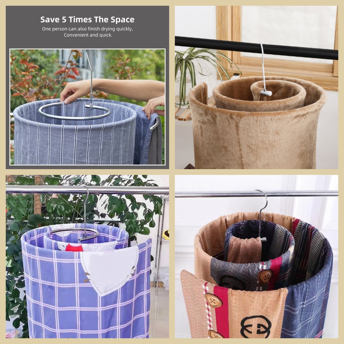 Hot Sale 49% OFF🔥Spiral Sheet Hanger🎁BUY MORE SAVE MORE