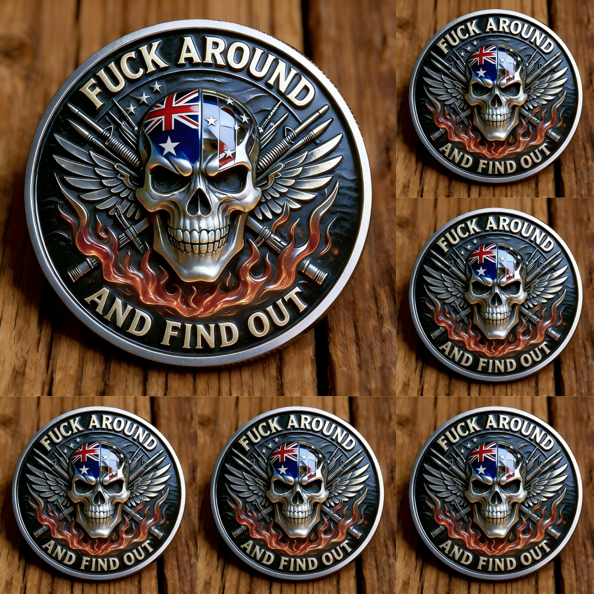 🏆Flash Sale 60% OFF - ✨“F.A.F.O.” Challenge Coin – STAY READY, ALWAYS 🔥