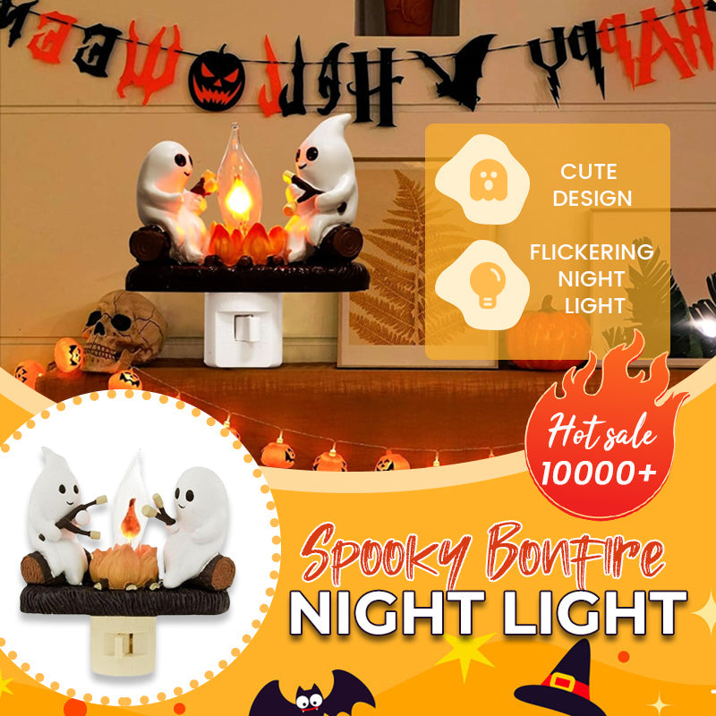 2025 Halloween Sale 49% OFF🔥Ghost Campfire Flickering Nightlight🎁BUY MORE SAVE MORE