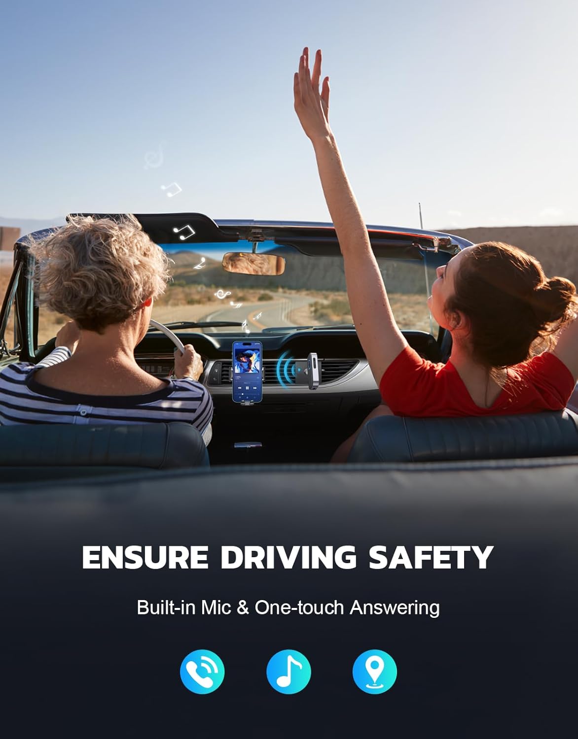 COMSOON Bluetooth Receiver for Car