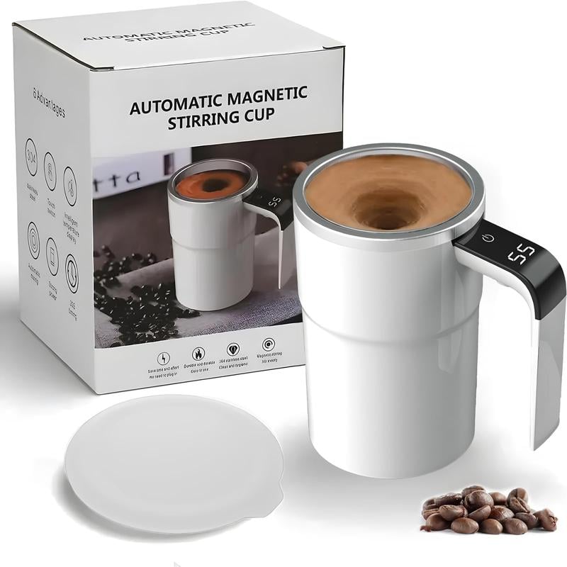 ✨Last Day 49% OFF☕Electric coffee mug with a built-in LCD thermometer, perfect for brewing coffee, milk, cocoa, etc.