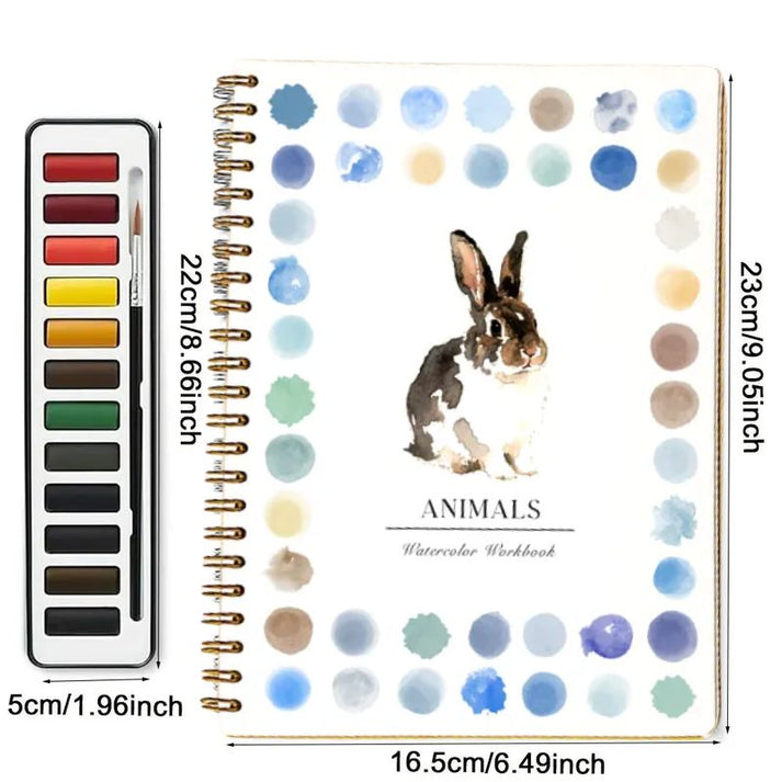 2025 Hot Sale 49% OFF🎨Watercolor Coloring Book Set🌼